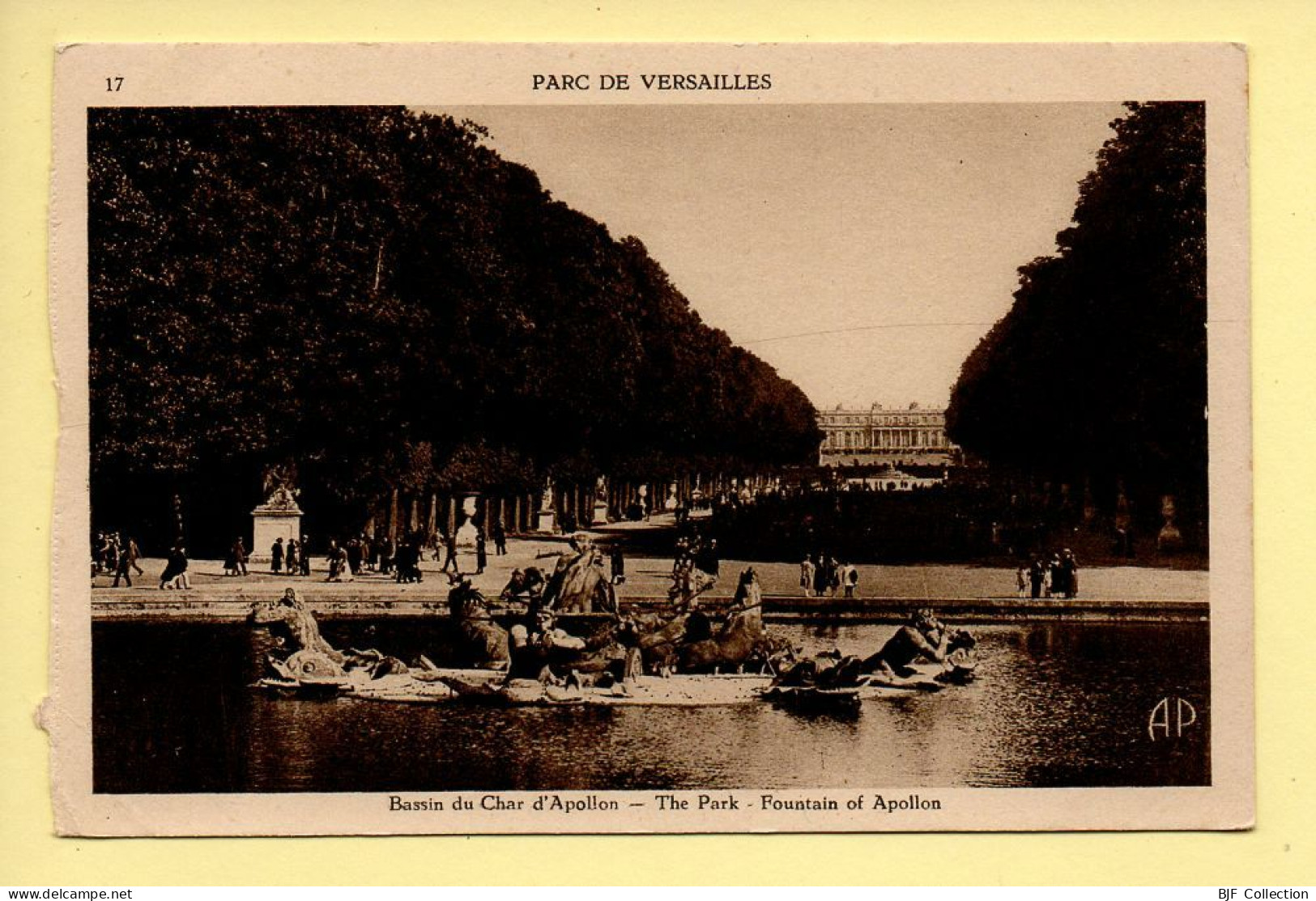 78. Parc De VERSAILLES – Bassin Du Char D'Apollon (animée) (voir Scan Recto/verso) - Versailles