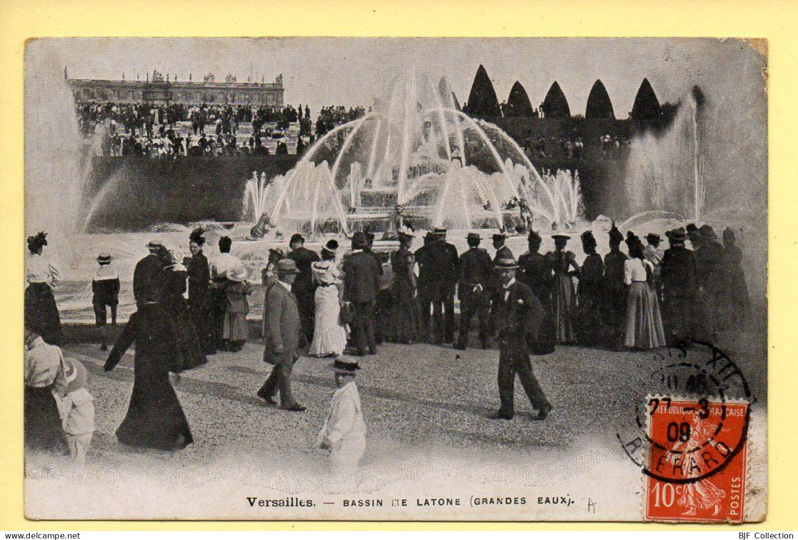 78. VERSAILLES – Bassin De Latone / Grandes Eaux (animée)(voir Scan Recto/verso) - Versailles (Château)