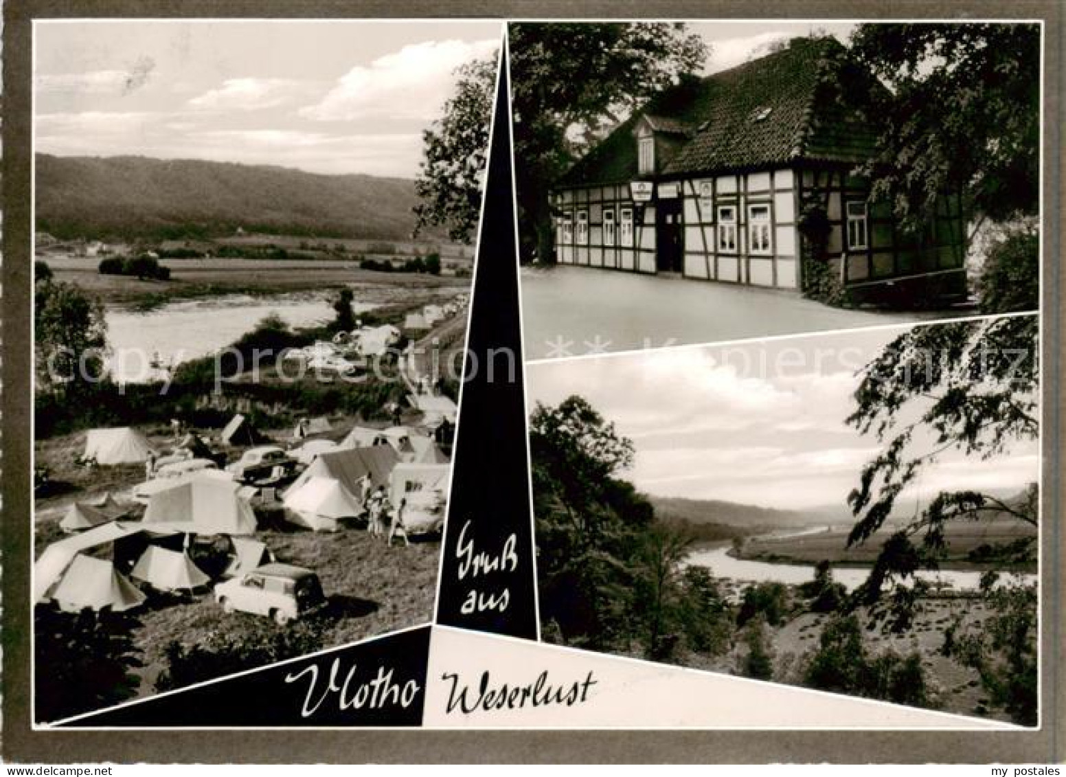 73852469 Vlotho Gasthaus Weserlust Weserstrand Mit Zeltplatz Vlotho - Vlotho