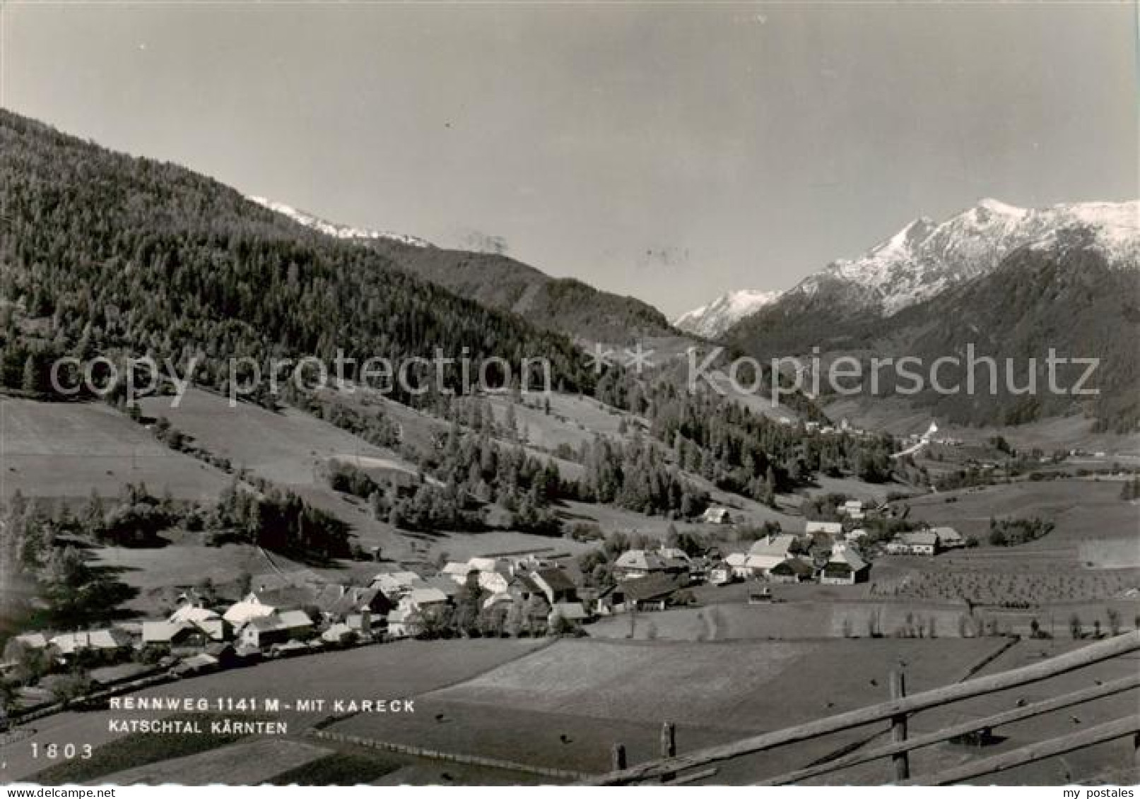 73852451 Rennweg Katschberg Kaernten AT Panorama Katschtal Mit Kareck Hohe Tauer - Autres & Non Classés