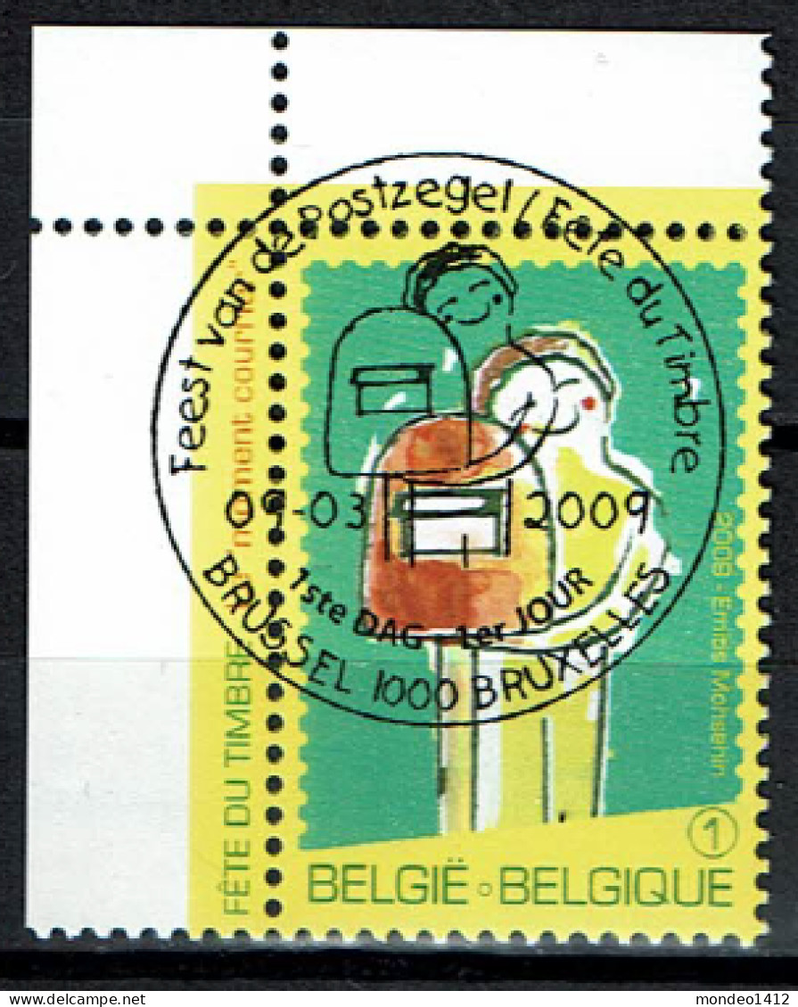 België OBP 3886 - Moment Courrier - Oblitérés