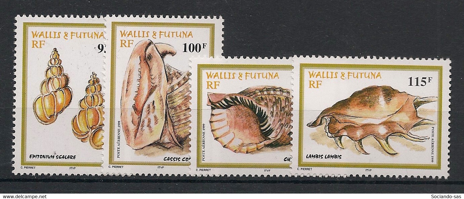 WALLIS ET FUTUNA - 1999 - PA N°YT. 209 à 212 - Coquillages - Neuf Luxe ** / MNH / Postfrisch - Neufs