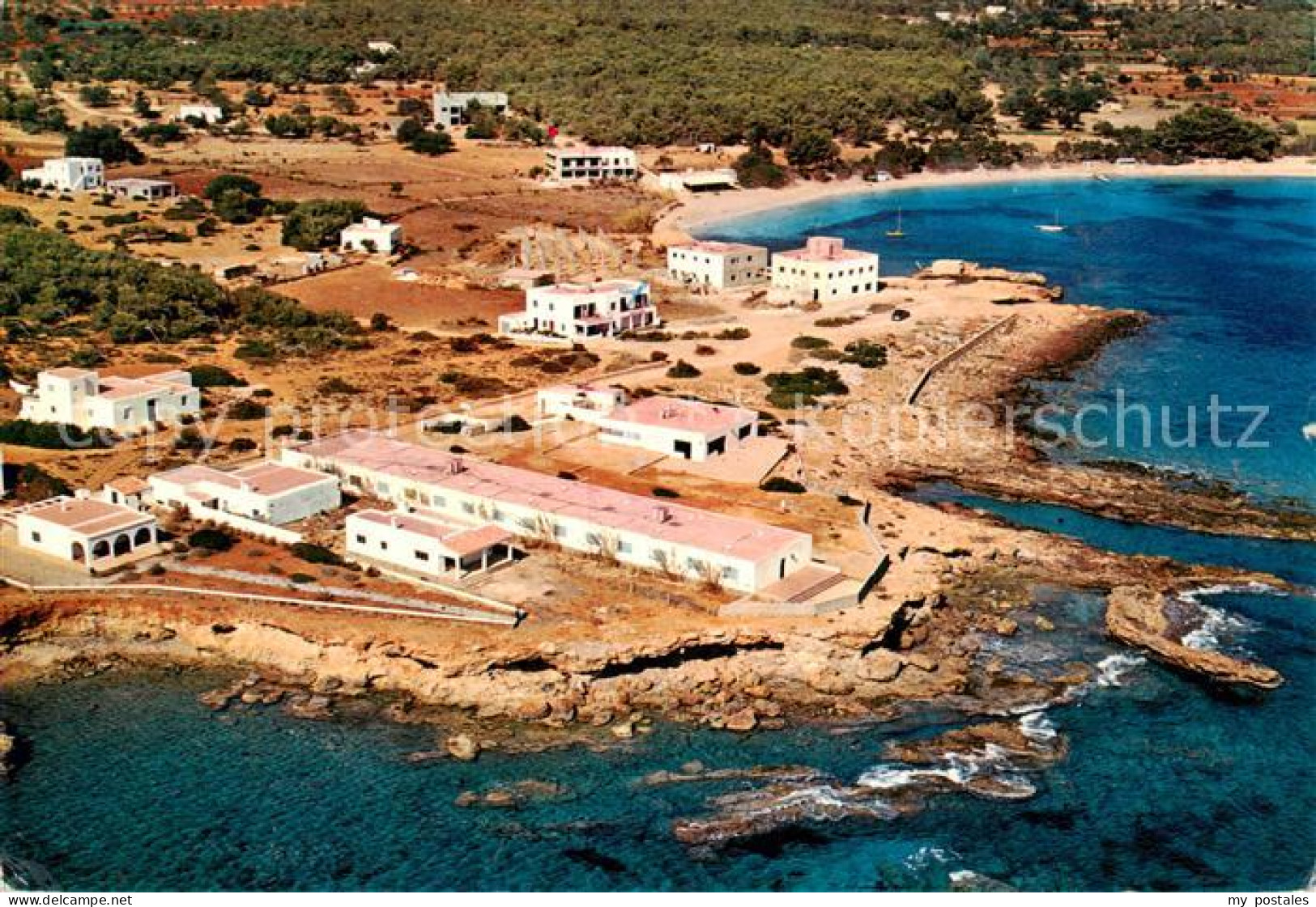 73852385 Santa Eulalia Del Rio Ibiza ES Vista Aérea De Es Caná Ferienanlage  - Autres & Non Classés