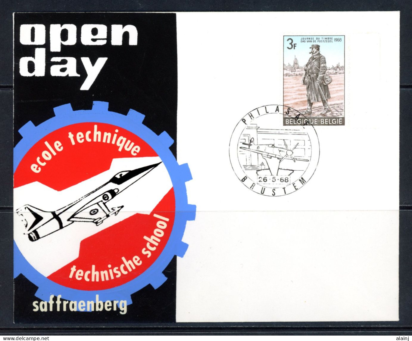BE   1446   ---   Enveloppe : Open Day De L'école Technique / Technische School  De Saffraenberg - Storia Postale