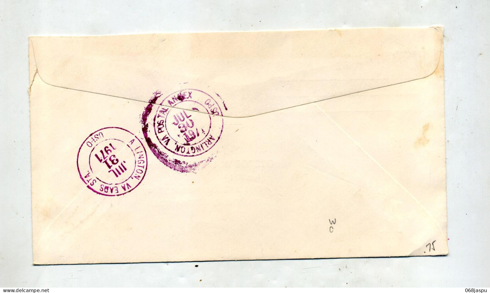 Lettre  Recommandée Gagny Sur Daurat  + Arlington - Manual Postmarks