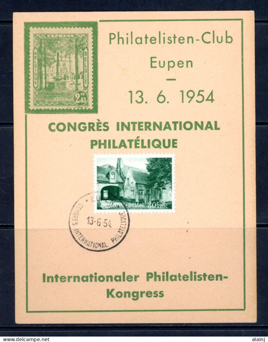 BE   946  ---   Carte Souvenir Congrès Philatélie --  Eupen Philatélic Club - Lettres & Documents
