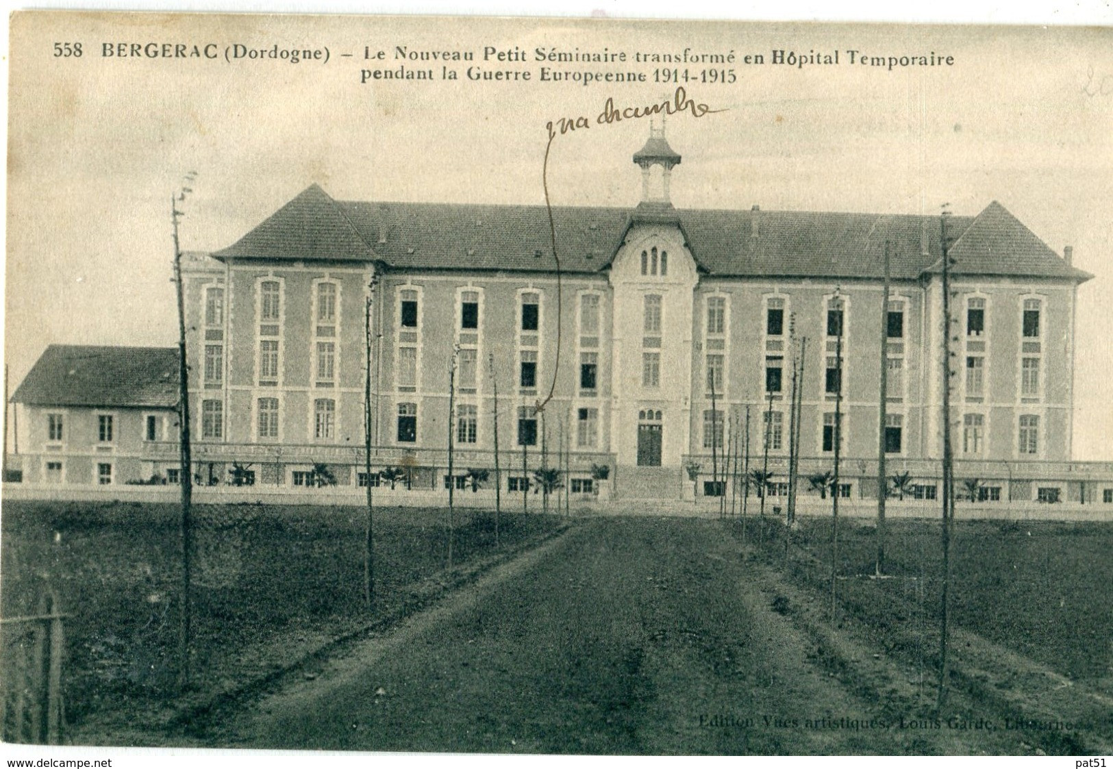 24 - Bergerac : Le Petit Séminaire Transformé En Hôpital Temporaire - Bergerac