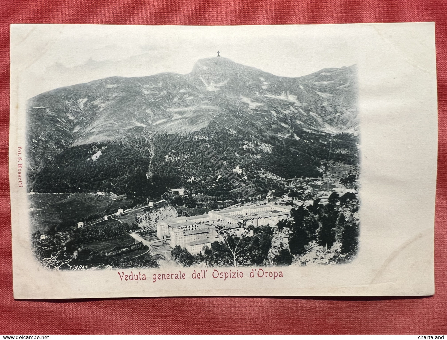 Cartolina - Veduta Generale Dell'Ospizio D'Oropa - 1900 Ca. - Biella