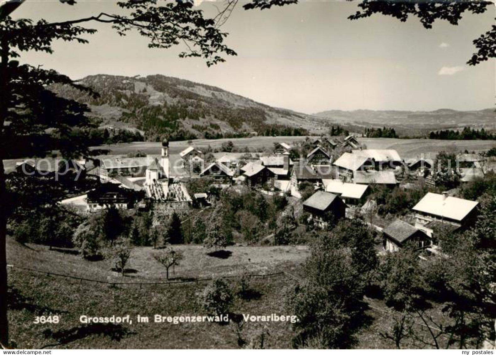 73852367 Grossdorf Egg Vorarlberg AT Ortsansicht Mit Kirche  - Andere & Zonder Classificatie