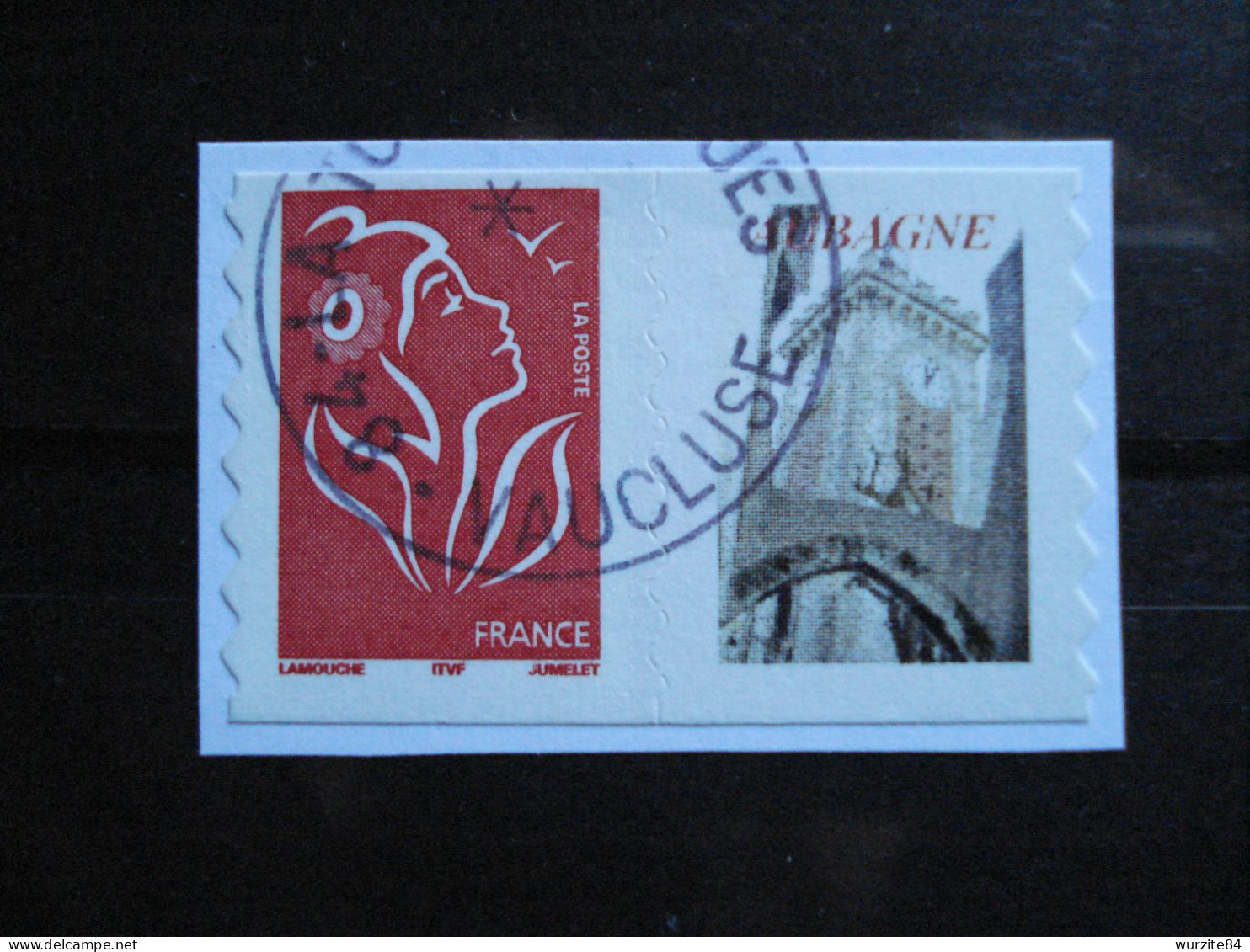 3802Aa TVP Rouge  ITVF  Petite  Vignette   De 2005-06 Oblitéré Avec Cachet Rond ******* - Usati