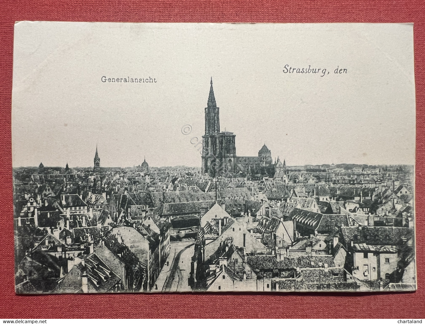 Cartolina - Strassburg, Den - General Ansicht - 1900 Ca. - Unclassified