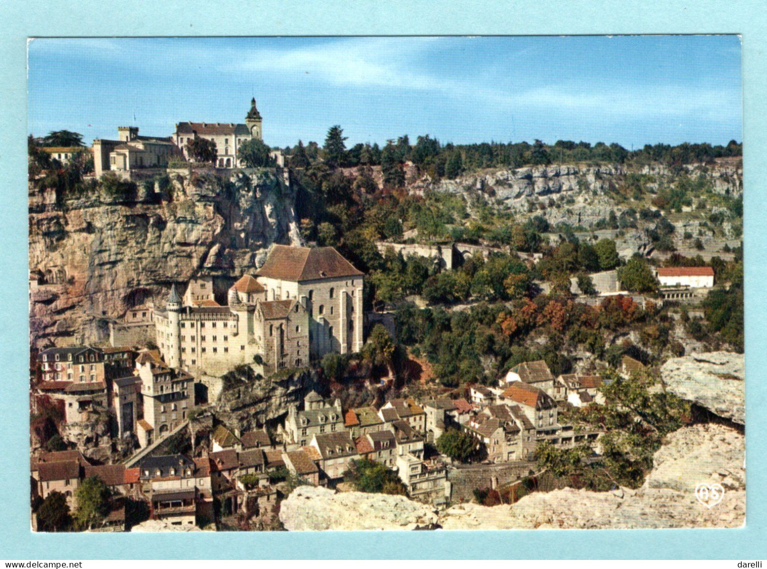CP 46 - Rocamadour - Vue Générale Panoramique Coté Sud - Rocamadour