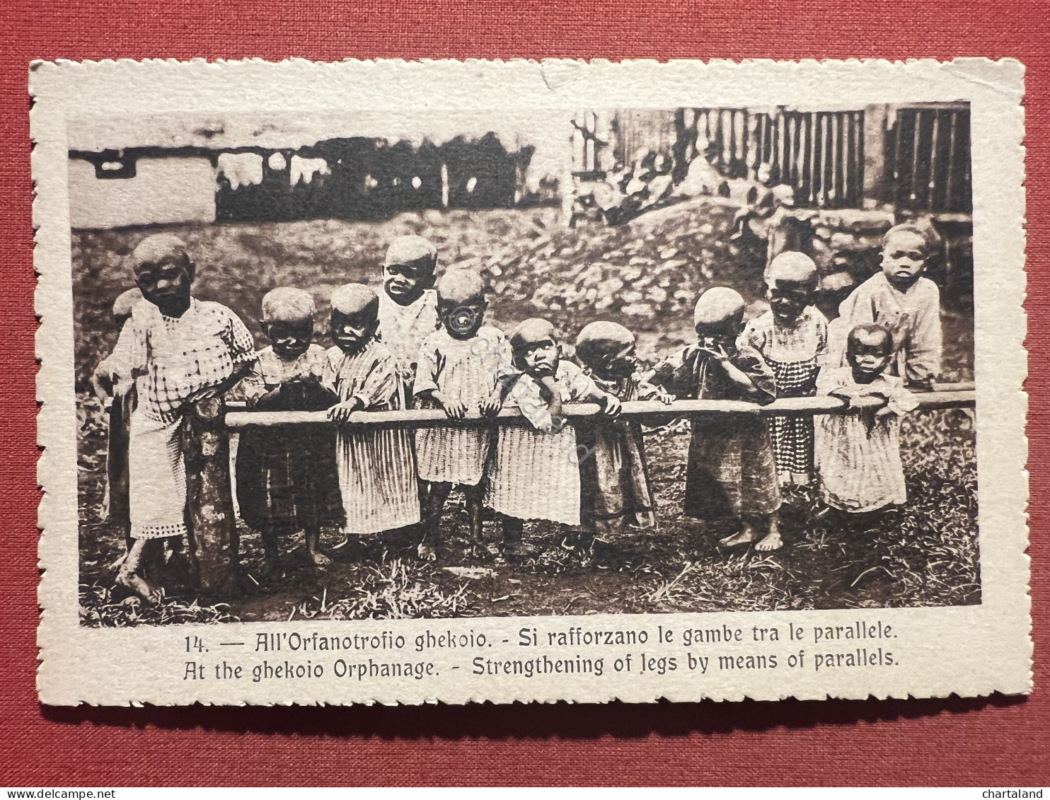 Cartolina Coloniale - Istituto Della Consolata - Orfanotrofio Ghenoio - 1930 Ca. - Autres & Non Classés