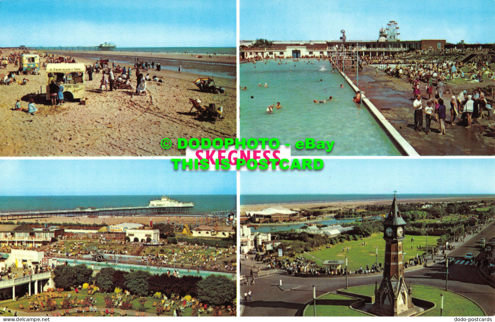 R519694 Skegness. The Swimming Pool. Multi View - World