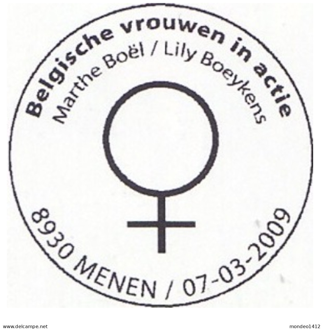 België OBP 3882/3883 - Int. Vrouwenraad Conseil Des Femmes - Gebruikt