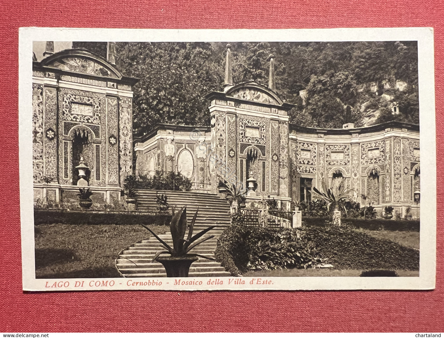 Cartolina - Lago Di Como - Cernobbio - Mosaico Della Villa D'Este - 1920 Ca. - Como