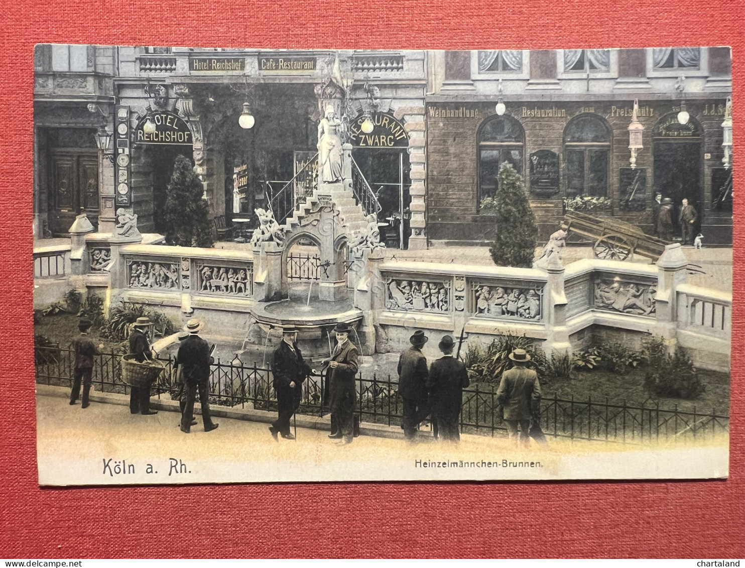 Cartolina - Köln A. Rh. - Heinzelmännchenbrunnen - 1910 Ca. - Ohne Zuordnung