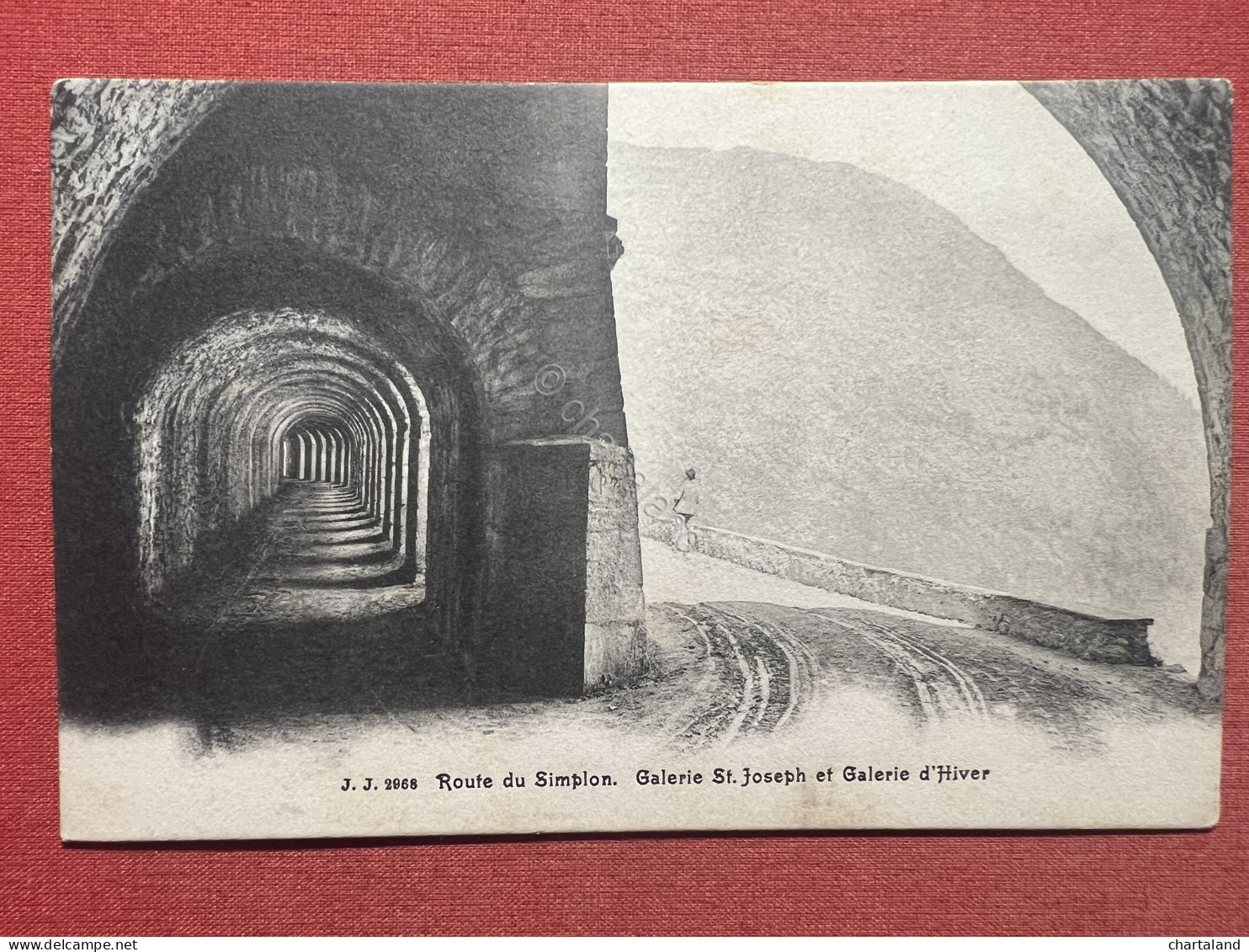 Cartolina - Route Du Simplon - Galerie St. Joseph Et Galerie D'Hiver - 1900 Ca. - Unclassified