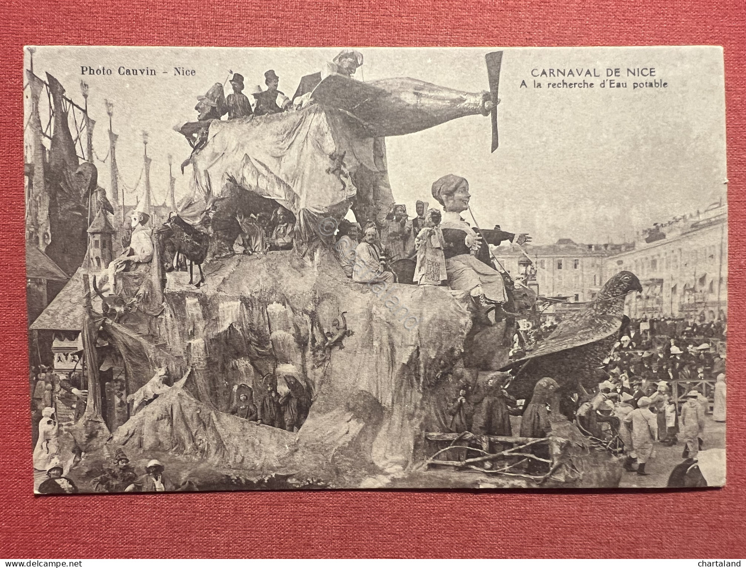 Cartolina - Carnaval De Nice - A La Recherche D'Eau Potable - 1910 Ca. - Unclassified