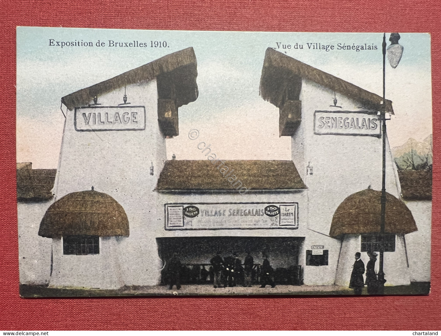 Cartolina - Exposition De Bruxelles 1910 - Vue Du Village Sénégalais - Ohne Zuordnung