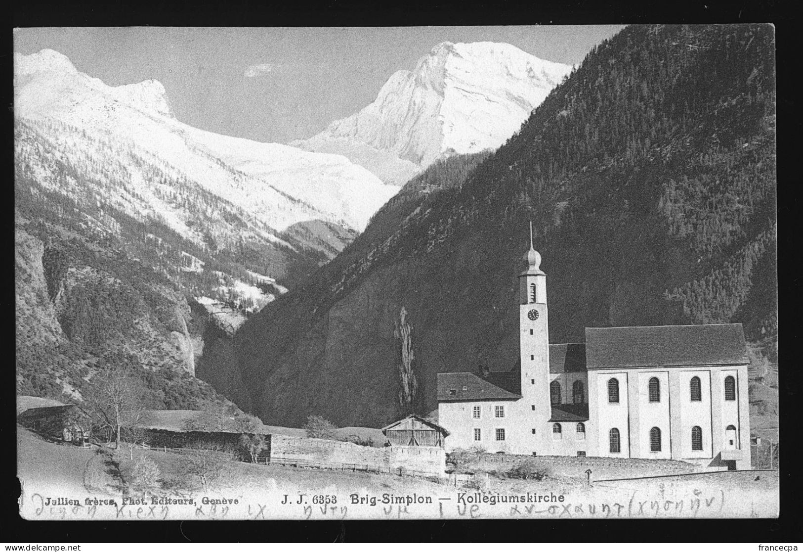 14514 - SUISSE -  BRIG-SIMPLON - Kollegiumskirche - Brigue-Glis 