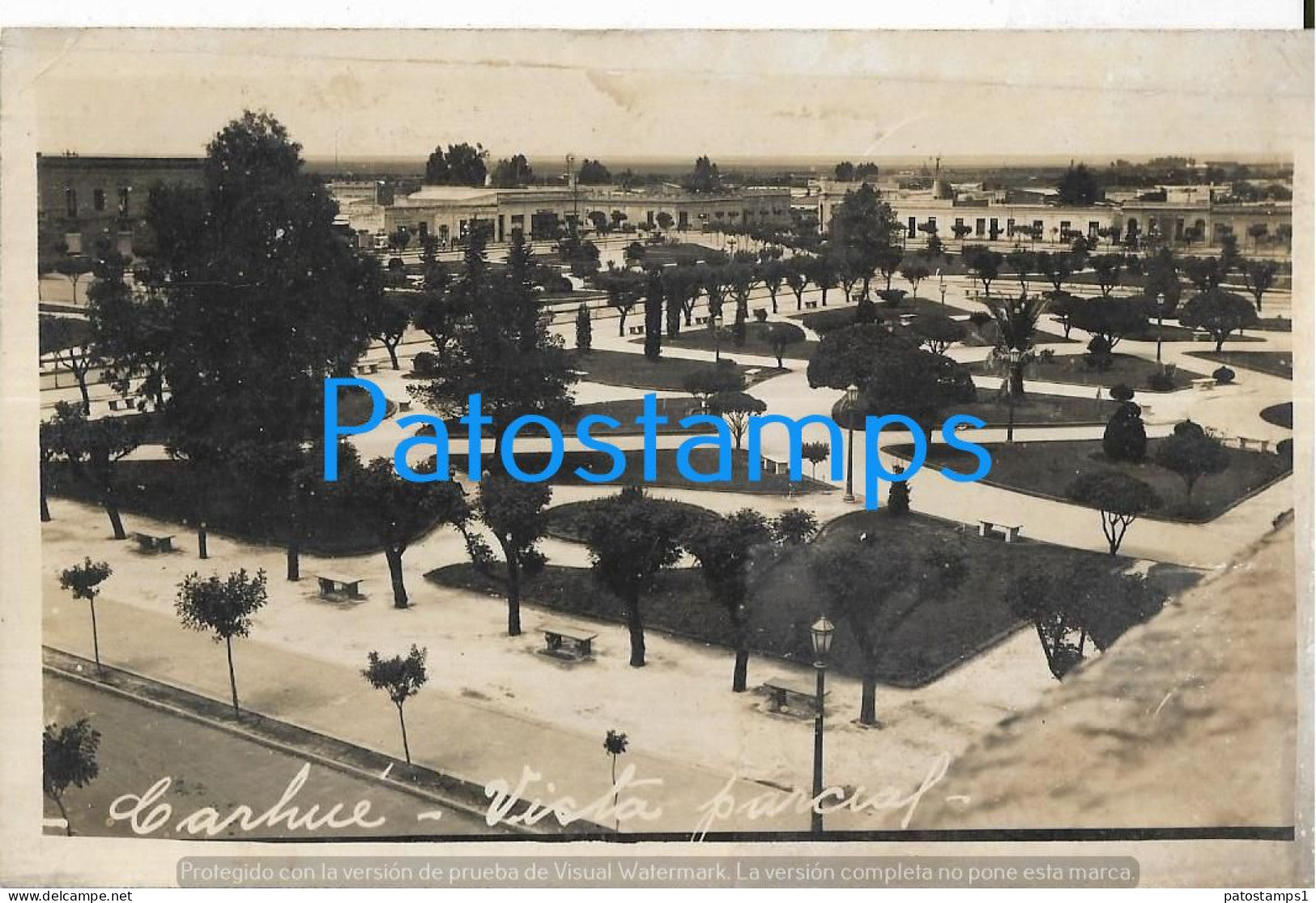 227730 ARGENTINA BUENOS AIRES CARHUE VISTA PARCIAL POSTAL POSTCARD - Argentinien