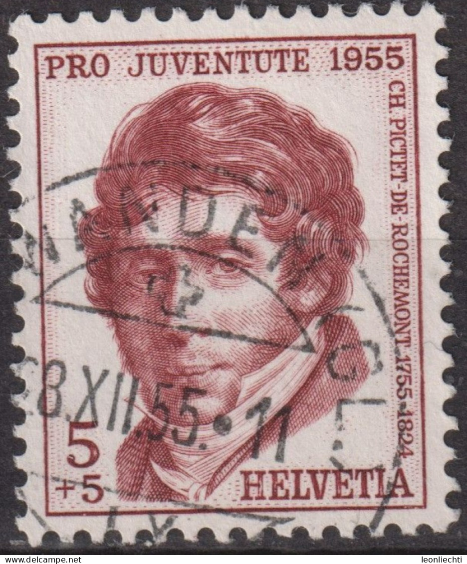 1955 Schweiz Pro Juventute ° Zum:CH J158,Yt:CH 567, Mi:CH 618,Charles Pictet-de-Rochemont, - Used Stamps