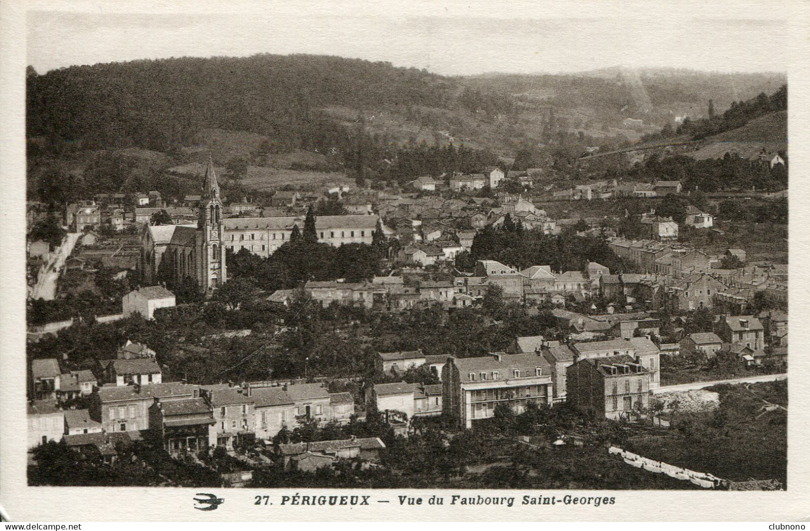 CPA -  PERIGUEUX - VUE DU FAUBOURG SAINT-GEORGES (ETAT PARFAIT) - Périgueux