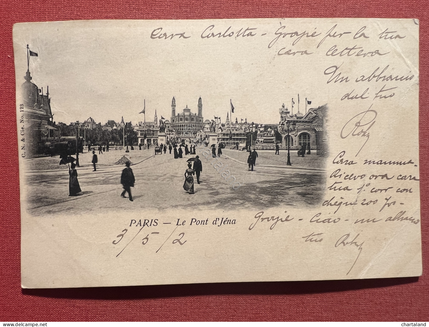 Cartolina - Paris - Le Pont D'Iéna - 1902 - Unclassified