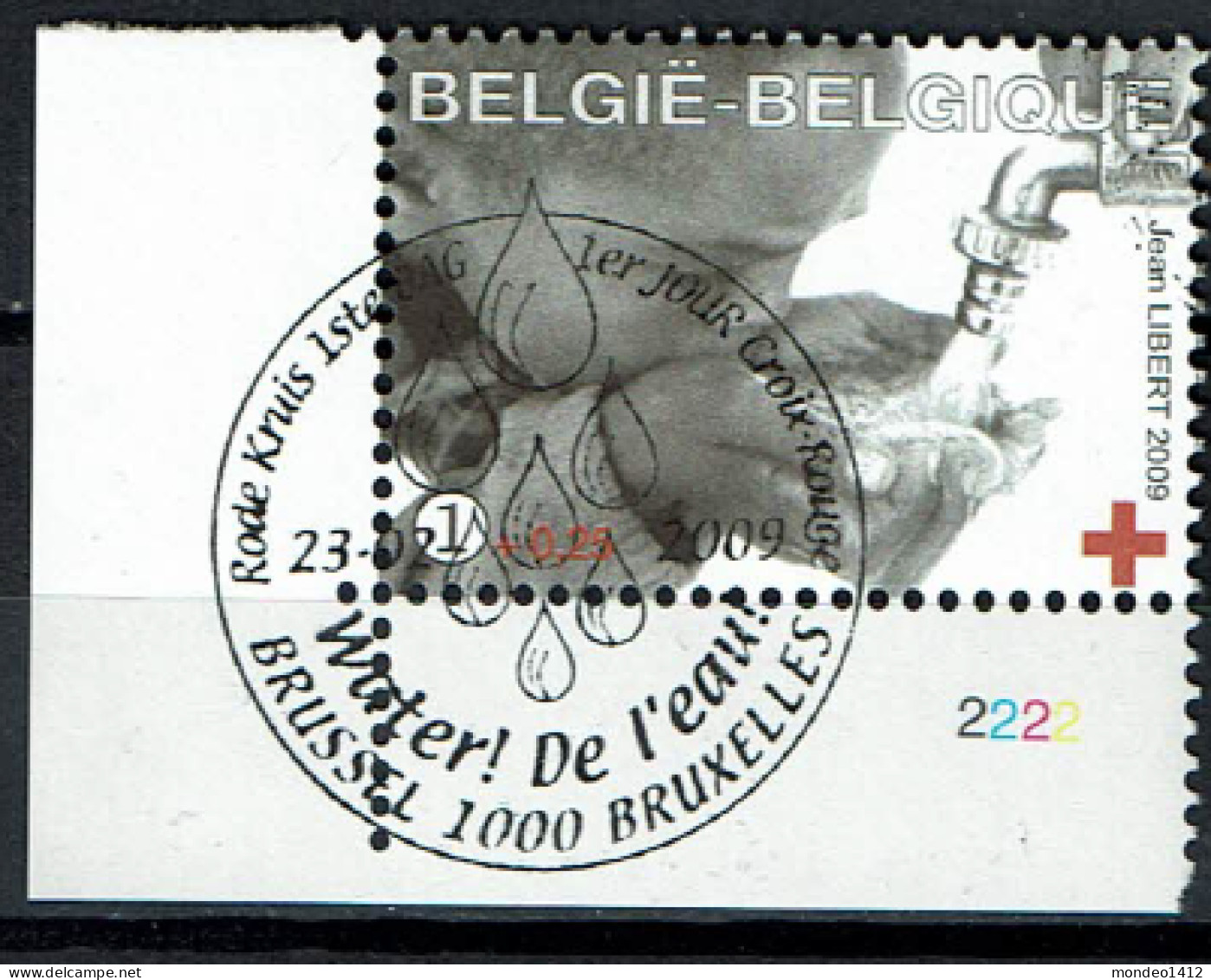 België OBP 3881 - Rode Kruis - Usados
