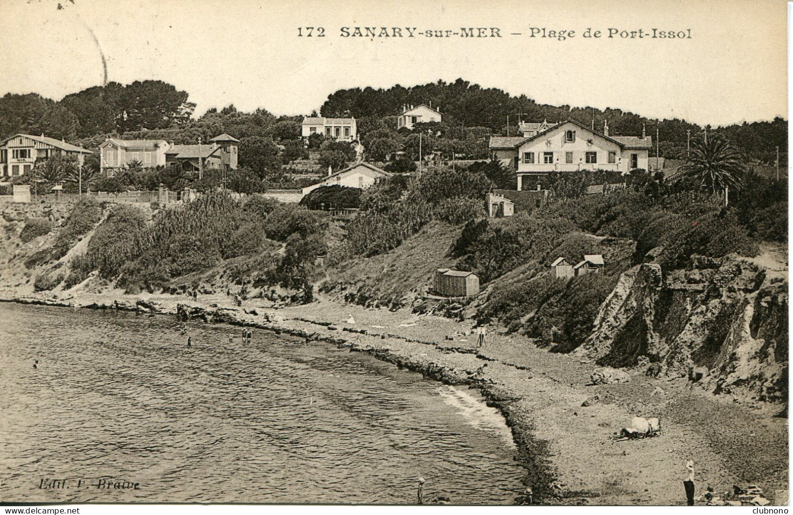 CPA - SANARY-SUR-MER - PLAGE DE PORT-ISSOL - Sanary-sur-Mer