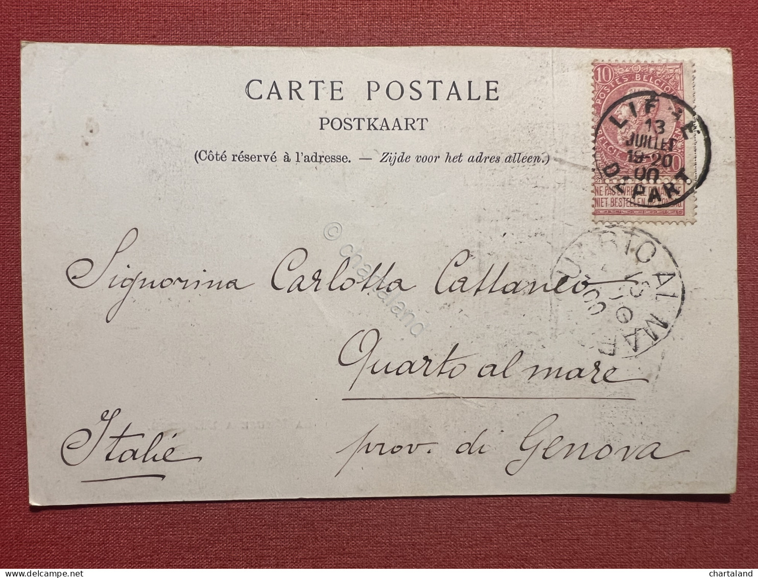 Cartolina - Belgio - Liége - La Meuse De L'Eveché - 1900 - Ohne Zuordnung