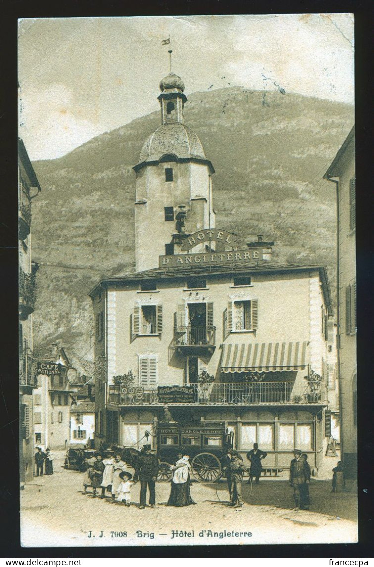 14519 - SUISSE -  BRIG - Hôtel D'Angleterre - Brigue-Glis 