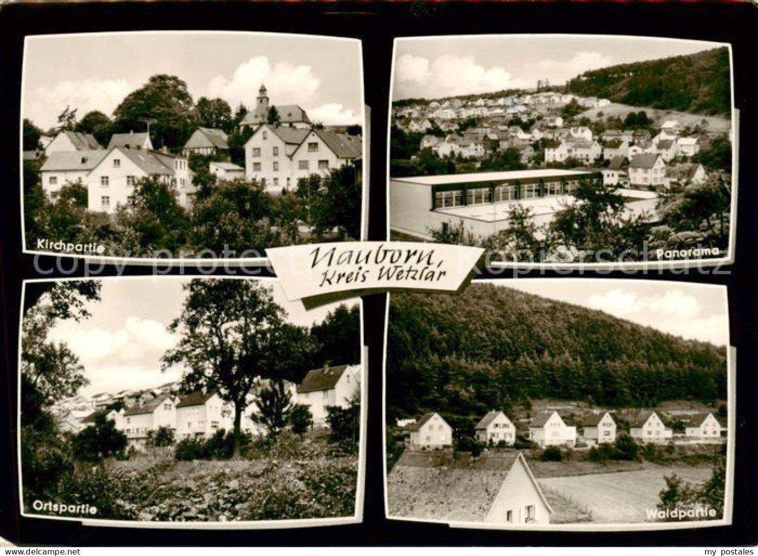 73852162 Nauborn Ortsmotiv Mit Kirche Panorama Nauborn - Wetzlar