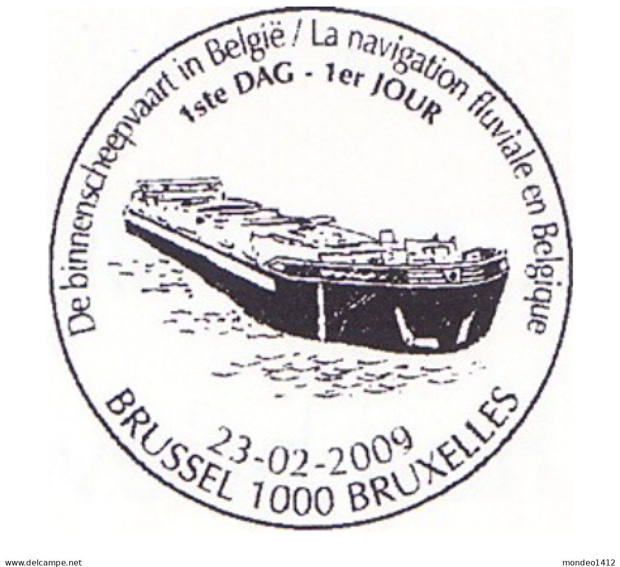 België OBP 3880 - Binnenscheepvaart - Used Stamps