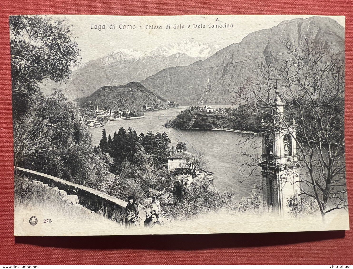 Cartolina - Lago Di Como - Chiesa Di Sala E Isola Comacina - 1907 - Como