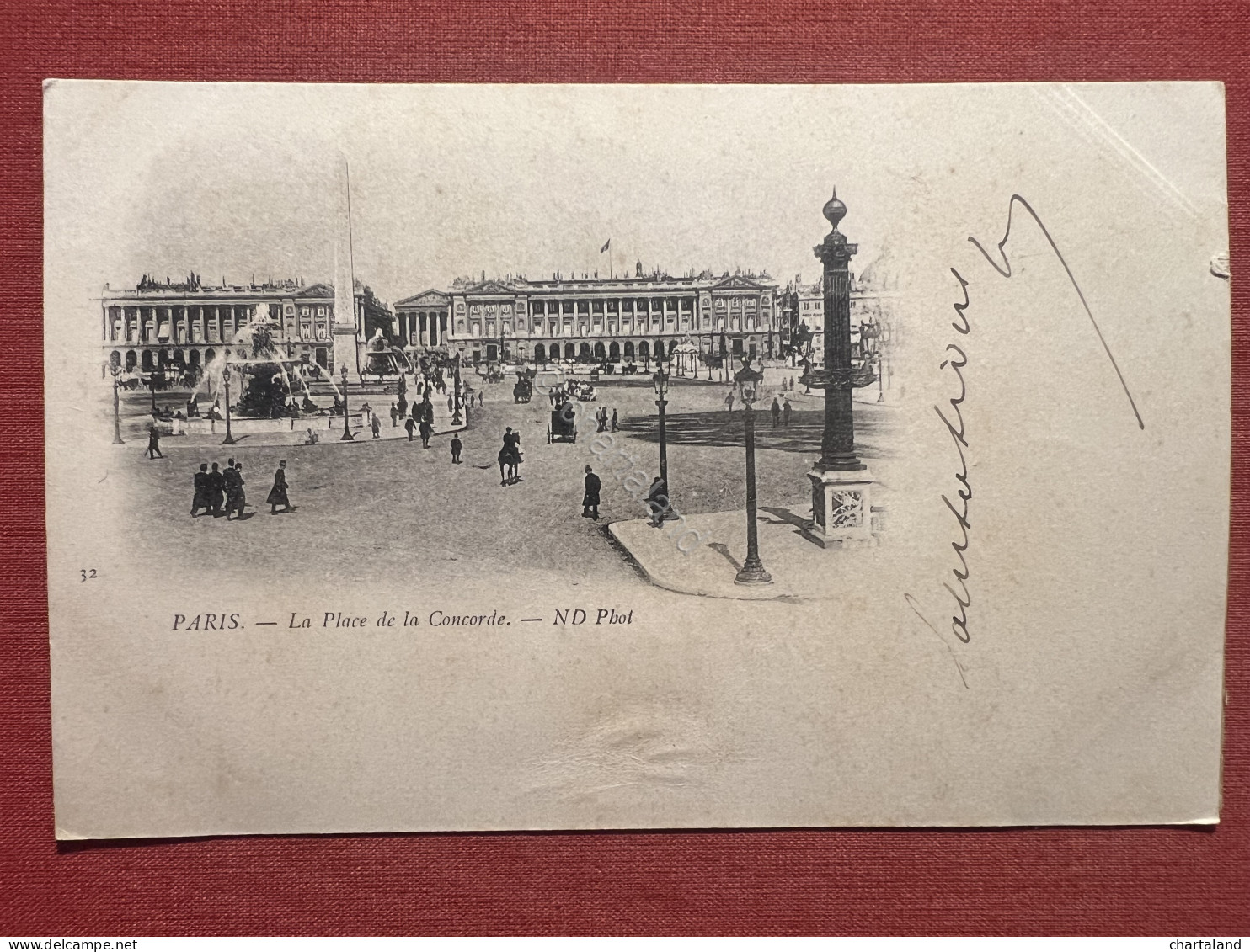 Cartolina - Francia - Paris - Place De La Concorde - 1900  - Non Classés