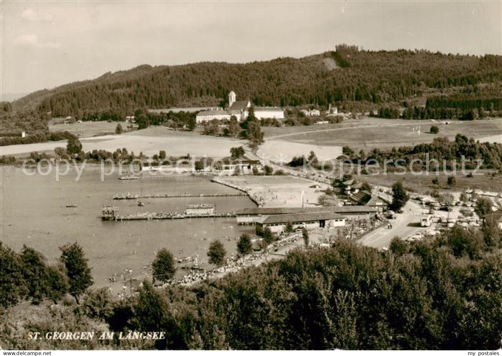 73852079 St Georgen Laengsee Kaernten AT Panorama Fliegeraufnahme  - Other & Unclassified