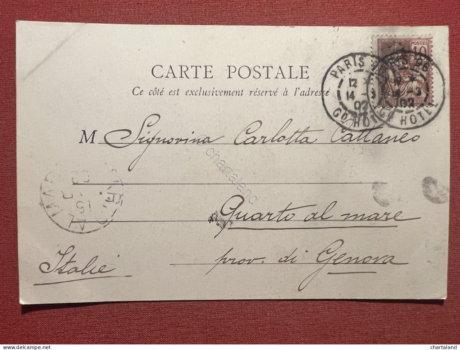 Cartolina - Paris - Pointe De La Cité - 1902 - Unclassified