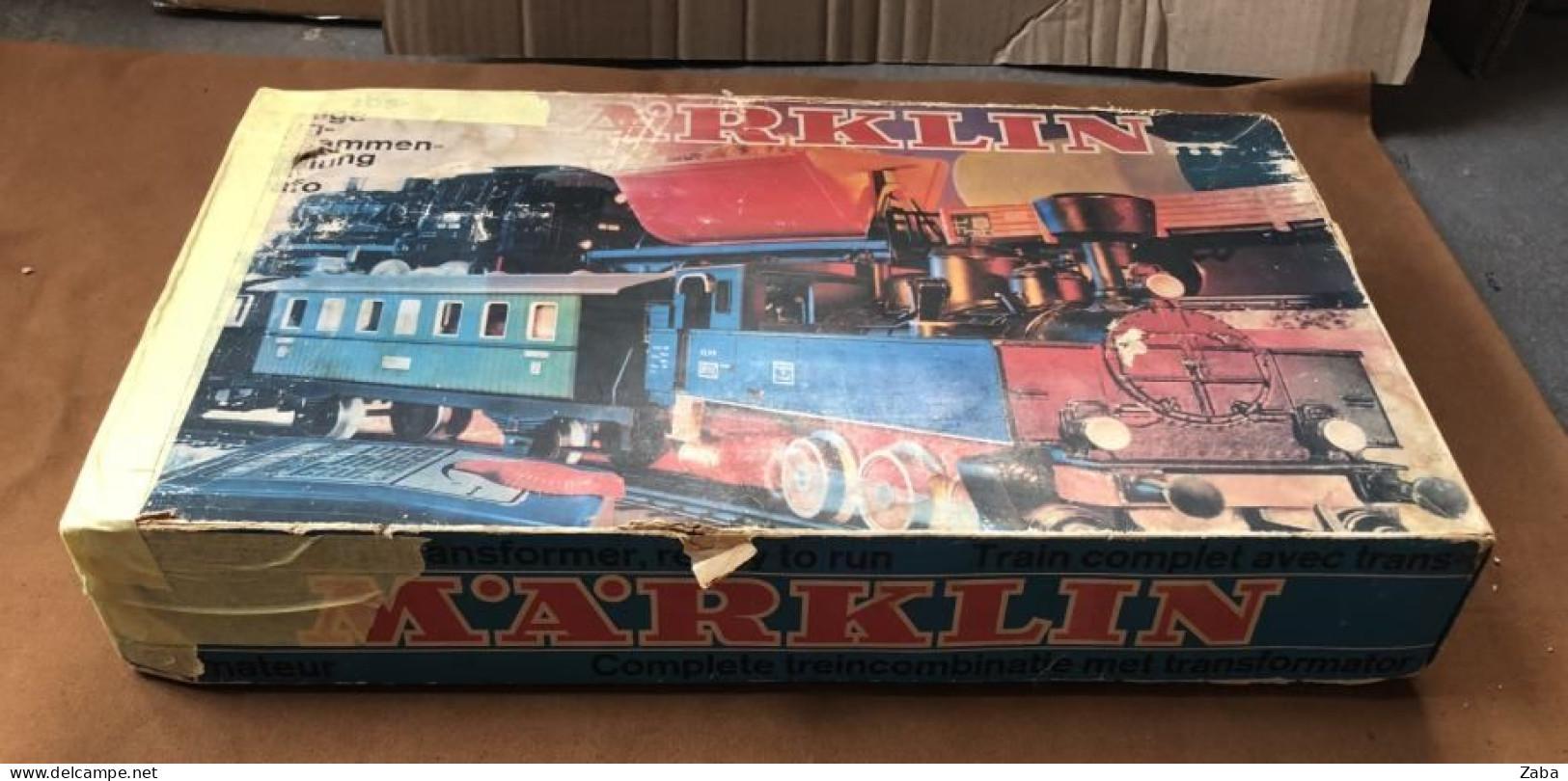 Antique Marklin Railway Set With Box - Oud Speelgoed