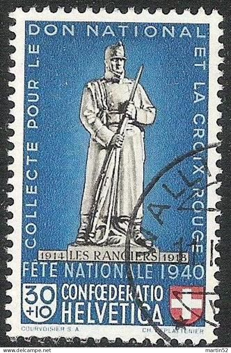 Schweiz Suisse Pro Patria 1940; "Le Fritz" Zu WII 6 Mi 367 Yv 352 Mit Stempel WALLISELLEN 11.IX.40 (Zu CHF 13.00) - Used Stamps