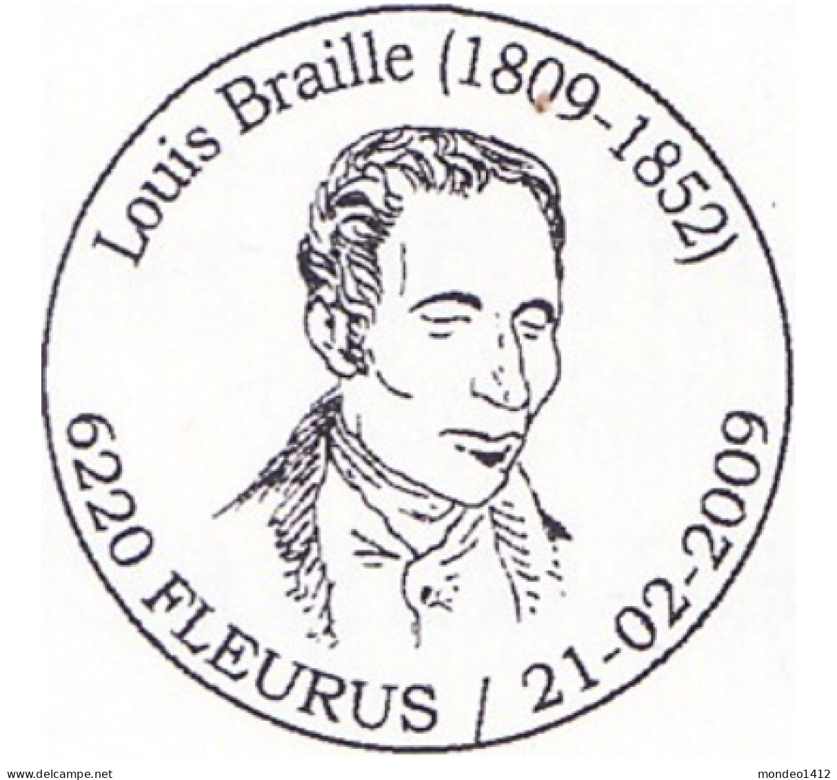 België OBP 3879 - Louis Braille - Gebraucht