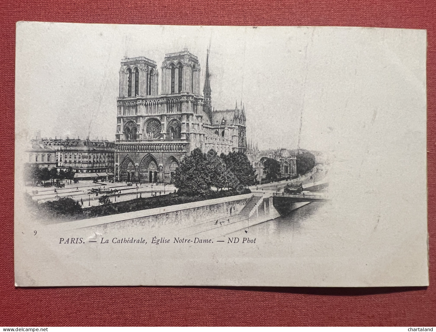 Cartolina - Francia - Paris - La Cathédrale, Eglise Notre-Dame - 1902 - Sin Clasificación