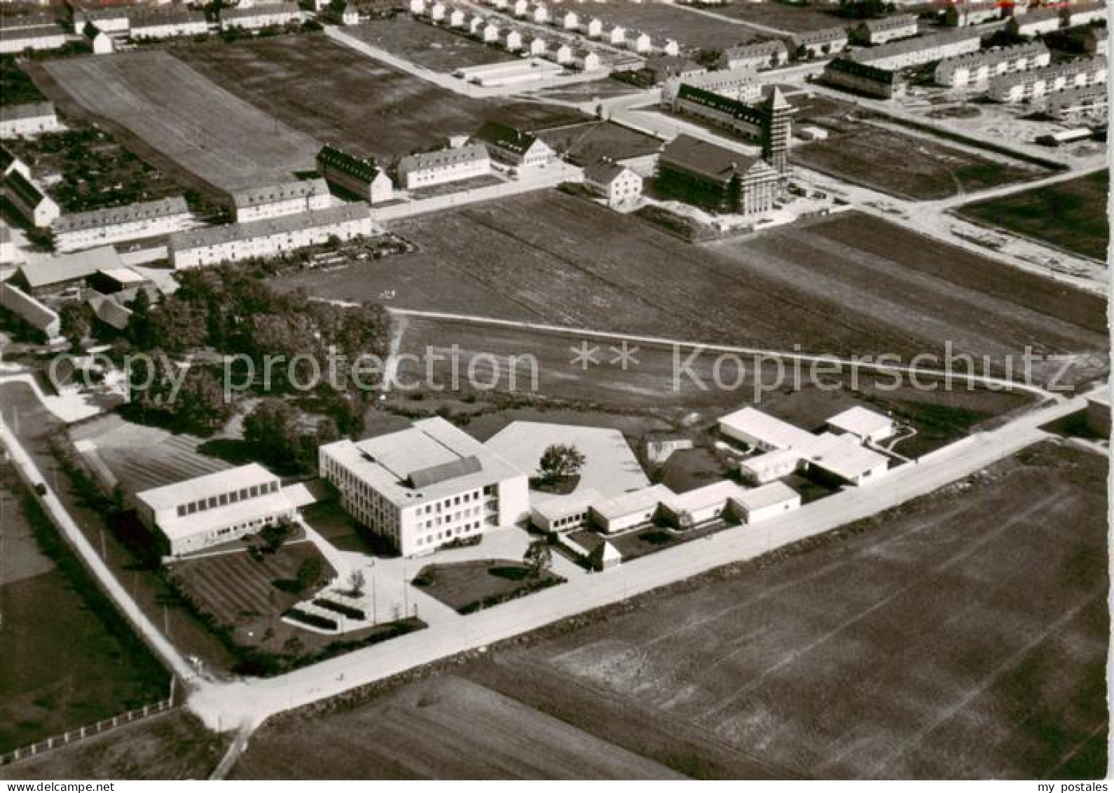 73852017 Muenchen Volksschule An Der Hugo Wolfstrasse Fliegeraufnahme Muenchen - Muenchen