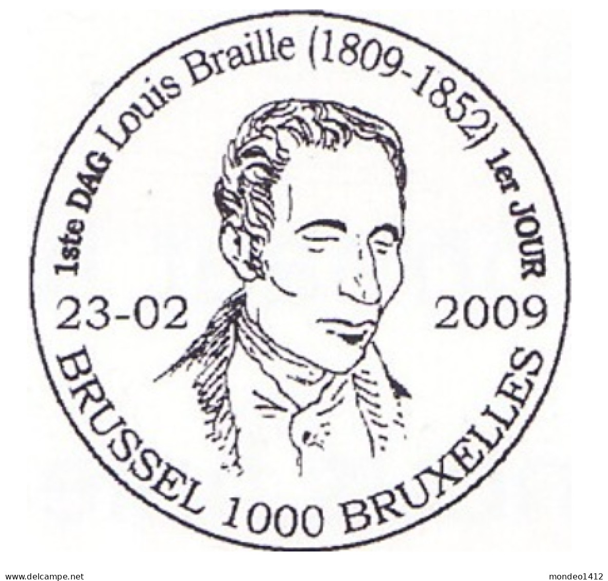 België OBP 3879 - Louis Braille - Used Stamps