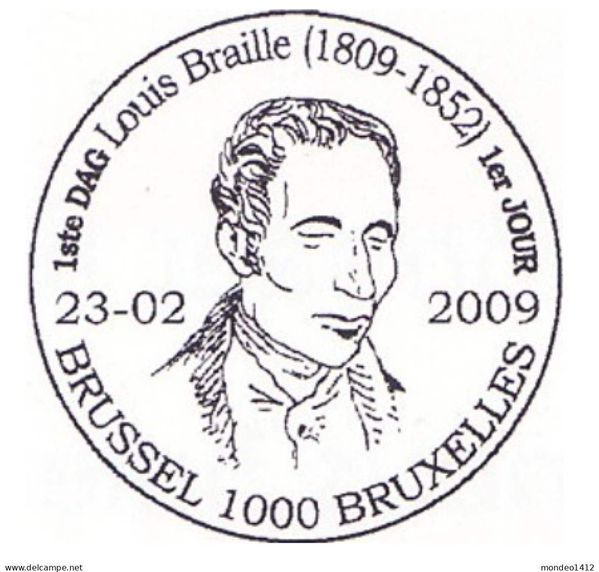 België OBP 3879 - Louis Braille - Gebraucht