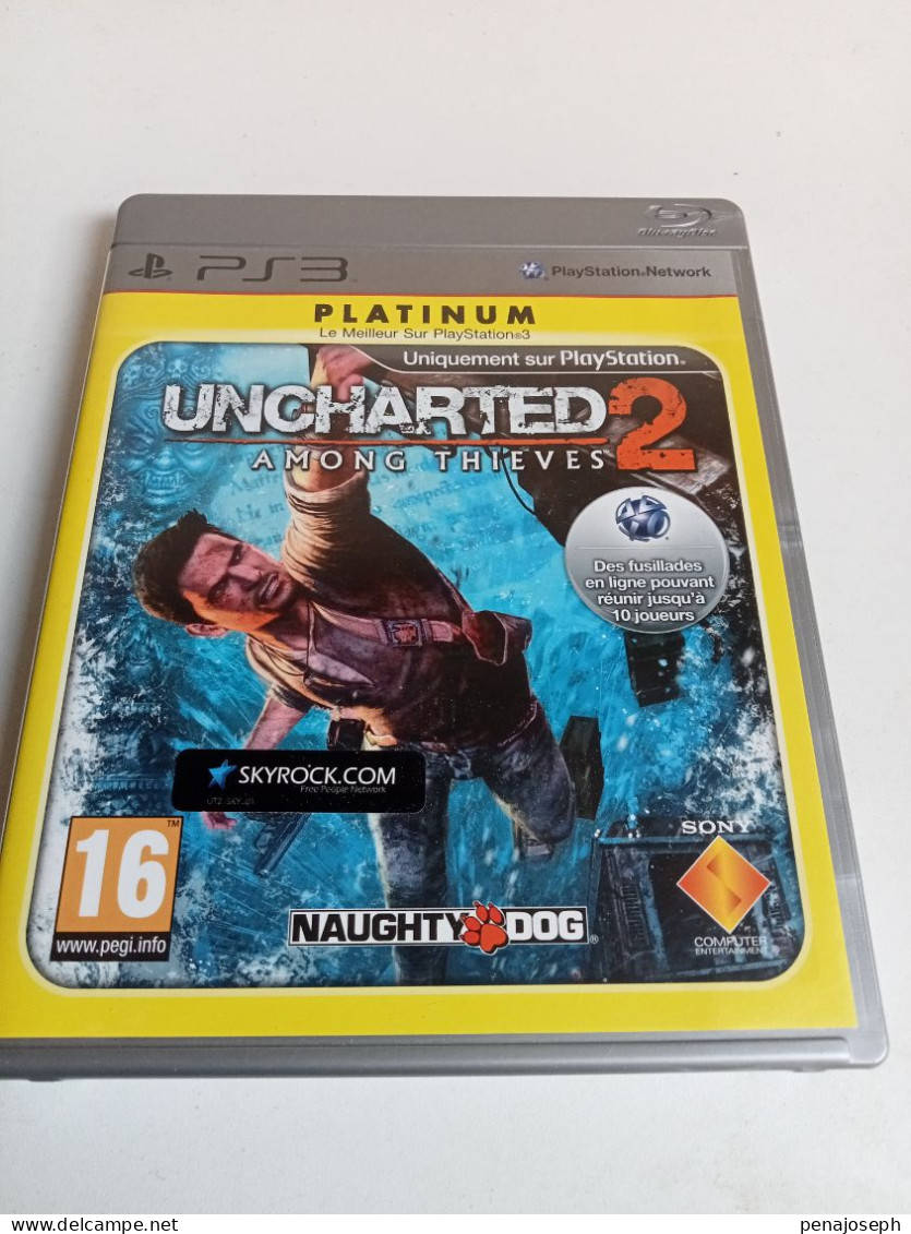 Uncharted 2 A Mong Thieves Platinum Avec Notice Sur Ps3 - Autres & Non Classés