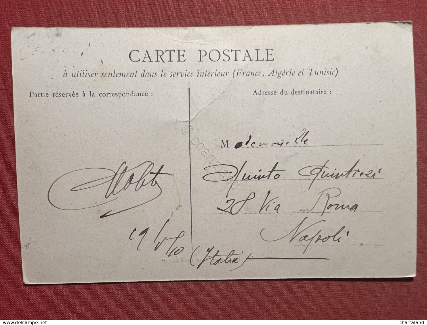Cartolina - Reims - Rue De L'Etape - 1910 - Zonder Classificatie