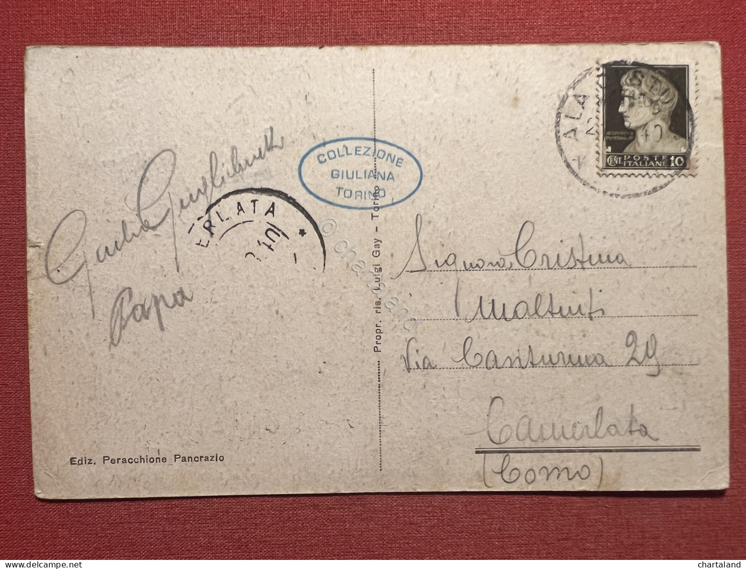 Cartolina - Ala Di Stura - Grand Hotel - Testa Paian - 1940 - Other & Unclassified