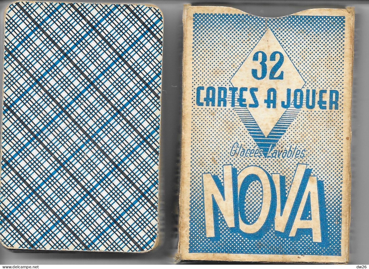 Jeu De 32 Cartes Nova (5,7 X 8,7 Cm) Publicité Ratafia Blachon à Romans-sur-Isère (Spécialité De Cerises) - 32 Cartas
